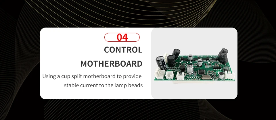 Remote 6 Arm Pattern Moving Head Light RGBW 120W Mini 6 Head Strobe Effect Stage