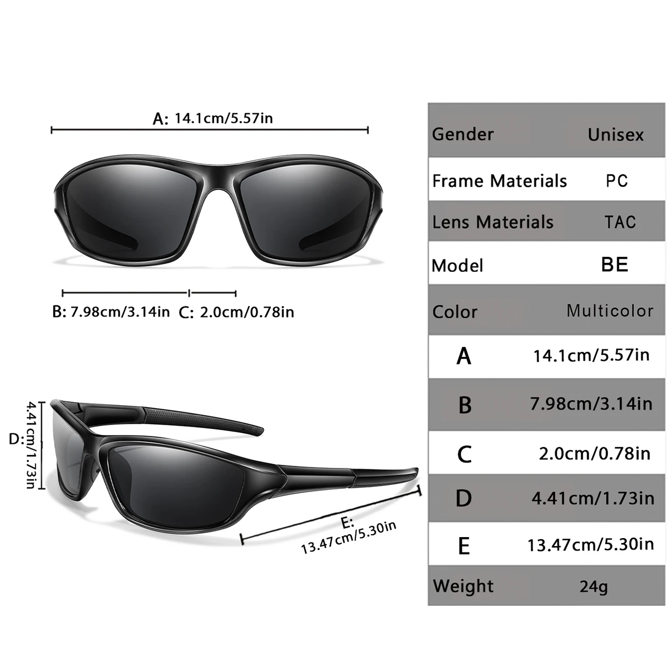 Brand Polarized Cycling Sunglasses UV400