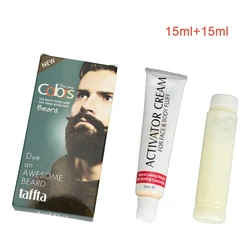 Arrival Black Color Men Beard Black Dye Tint Cream Mustache Semi-permanent Men's Fashion Modelling Tool NEW