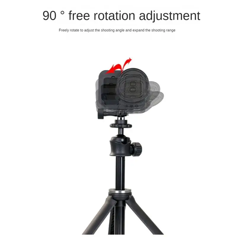 T69C GoPro 액세서리용 변환 베이스 사진 액세서리 휴대용 액션 카메라 어댑터, 레드