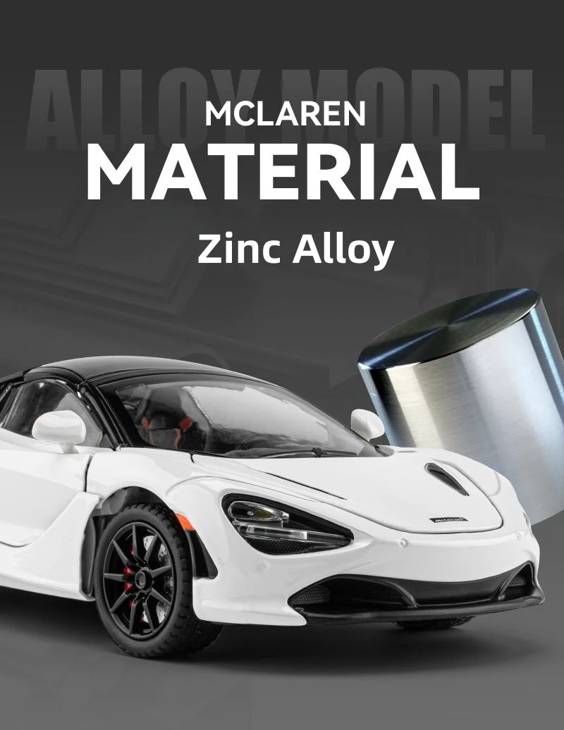 McLaren 720 S 1/24 Diecast Model Araba