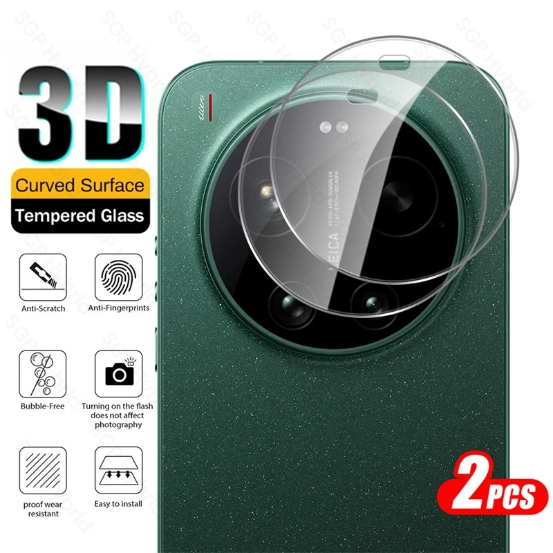 Ultimate Clear Tempered Glass Back Camera Protectors - 2 Pack