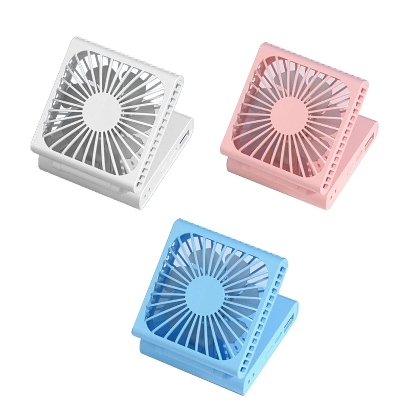 

Portable Mini Fan USB Rechargeable with Power Handheld Fan Desk Adjustable Dropship