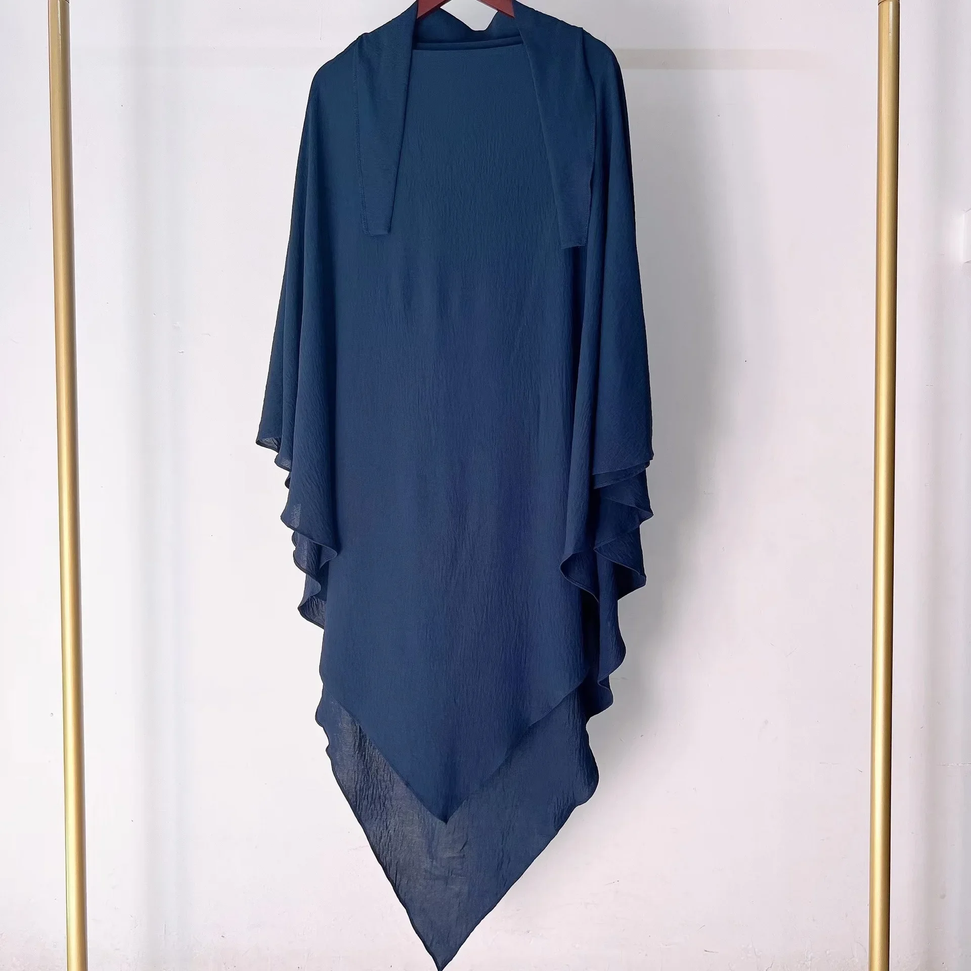 Eid Islamic Clothing Women Muslim Plain Long Khimar Hijab Scarf Headcover Eid Prayer Garment Headdress Dubai Saudi Turkey