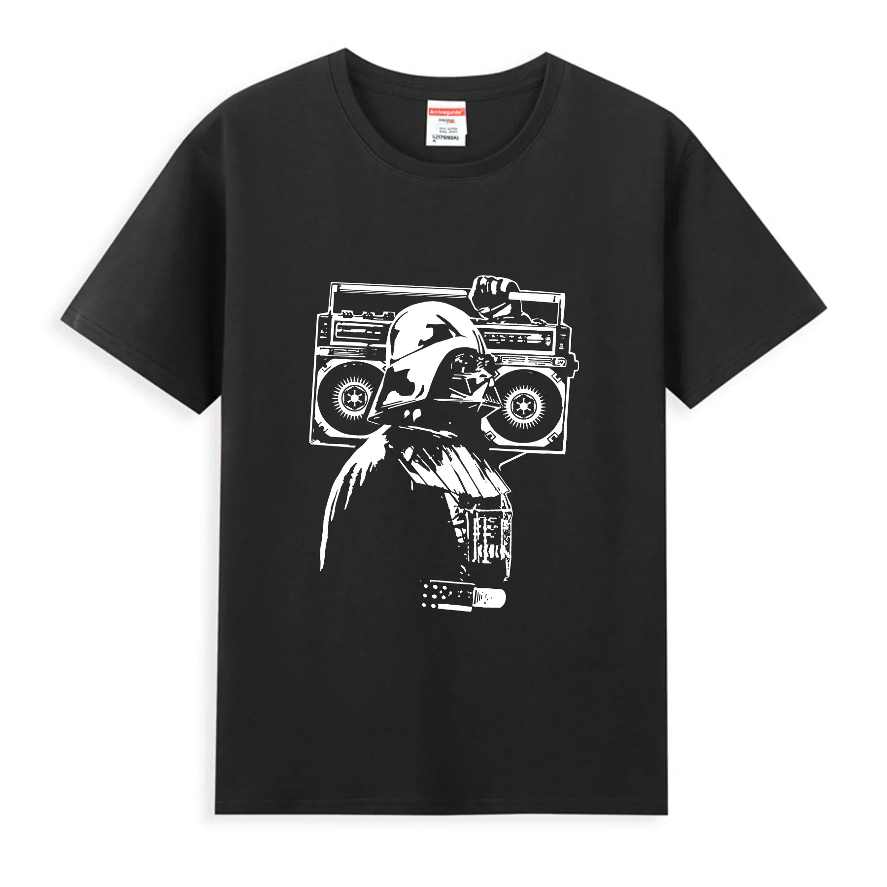 

2024 Men T Shirt Casual Vader Boombox Dj T-shirt Graphic Oversized Sports Tops Breathable Comfortable Streetwear S-3XL Cool Tee