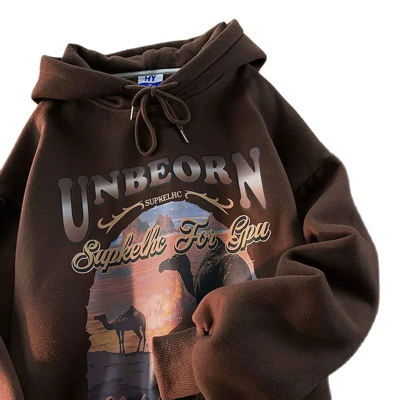 Vintage Hoodie Women'S Men Autumn And Winter 2023 New Student Loose Korean Style Lazy Wind Jacket Top Hoodies Women Clothes