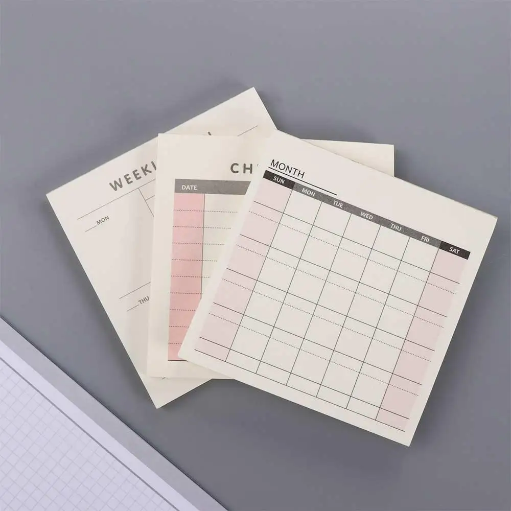 60-Sheet Planner and Checklist Notebook for Daily, Weekly, and Monthly Organization