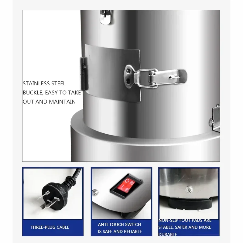 Garlic Peeler Garlic Peeling Machine Electric Garlic Crusher Fully Automatic Peeling   110V-220V 4