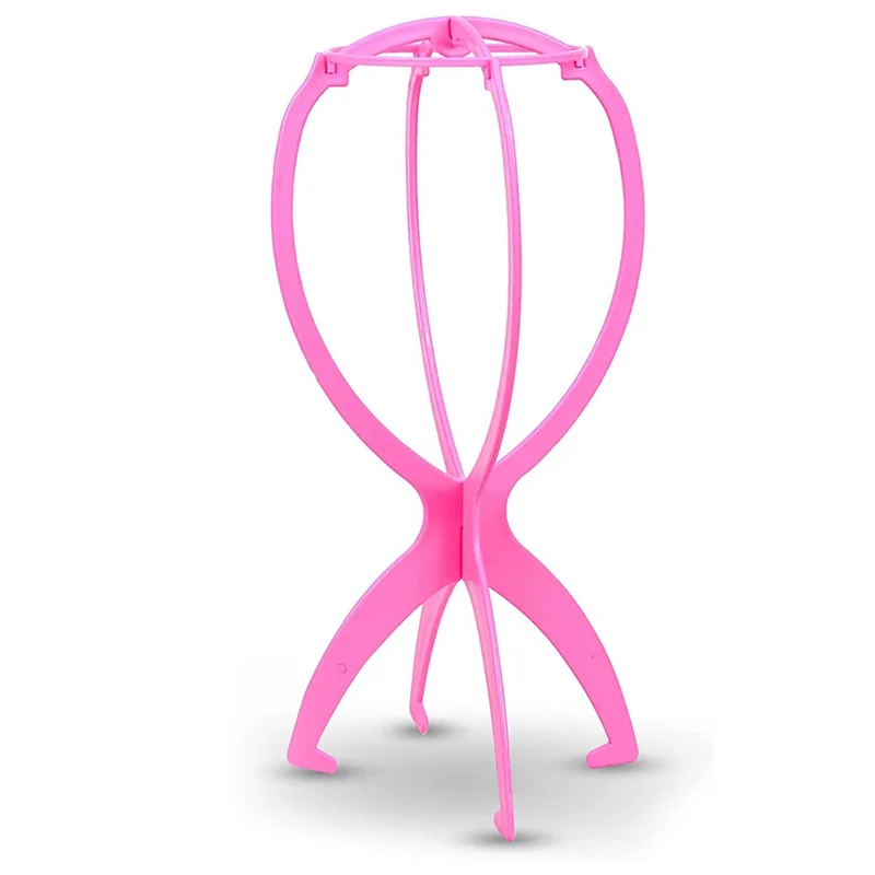 

Toupee and Wig Stand, Durable Wig Holder Stands for Displaying Wigs Toupee Exhibitions (Pink)