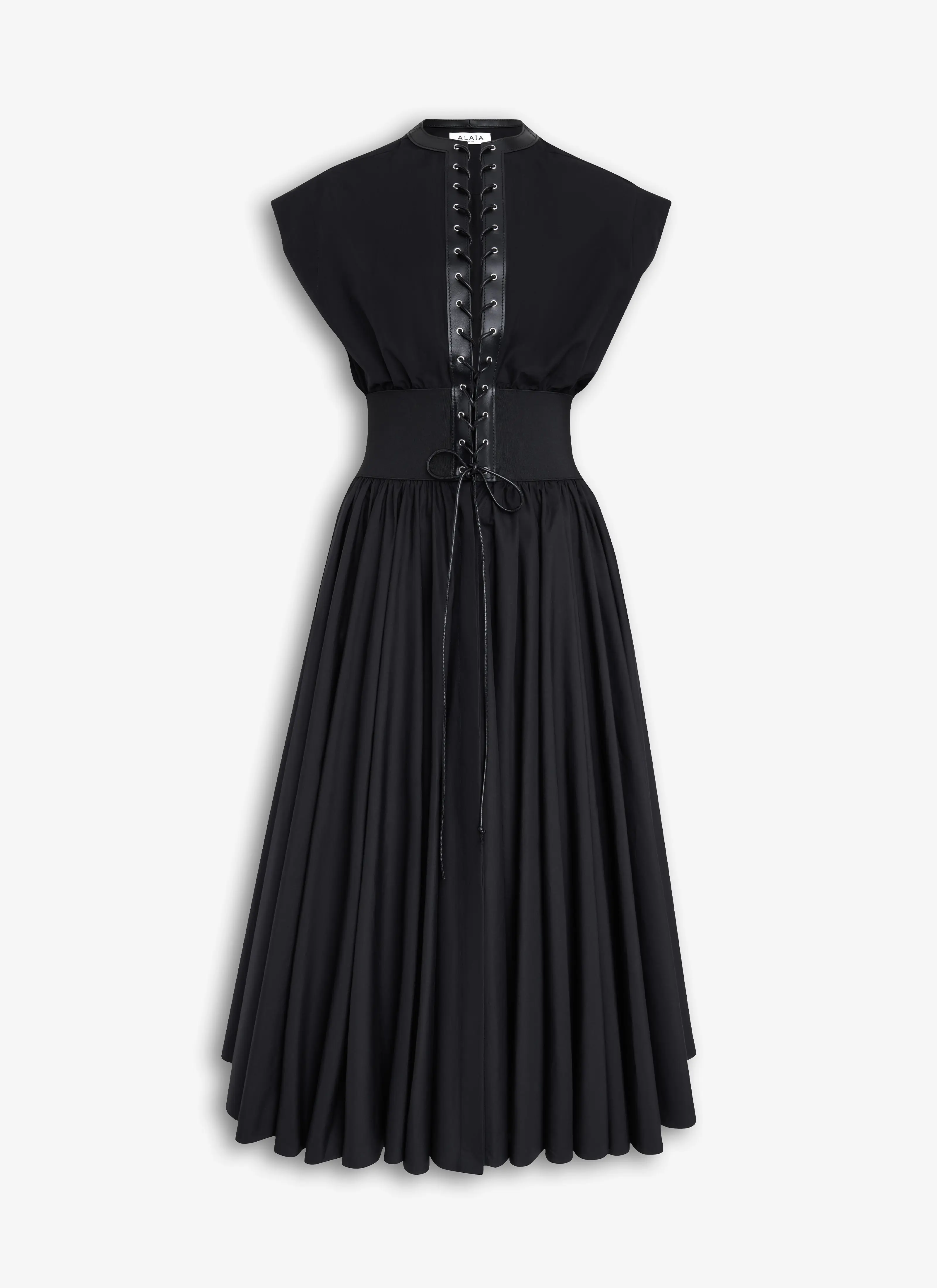 Alaia アライア　ワンピース　紺色 New Fashion ALAIA Dresses Black High end Designer Handmade