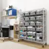 Steel Wire Shelving Storage Unit, Patented Organizer for Garage, Warehouse 3