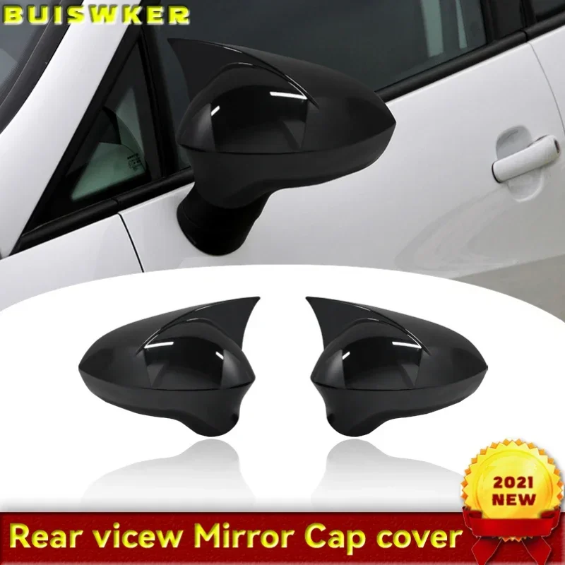 

Mirror Cover Piano Black Exterior Accessories For Seat Ibiza 2008 2009 2010 2011 2012 2013 2014 2015 2016 2017