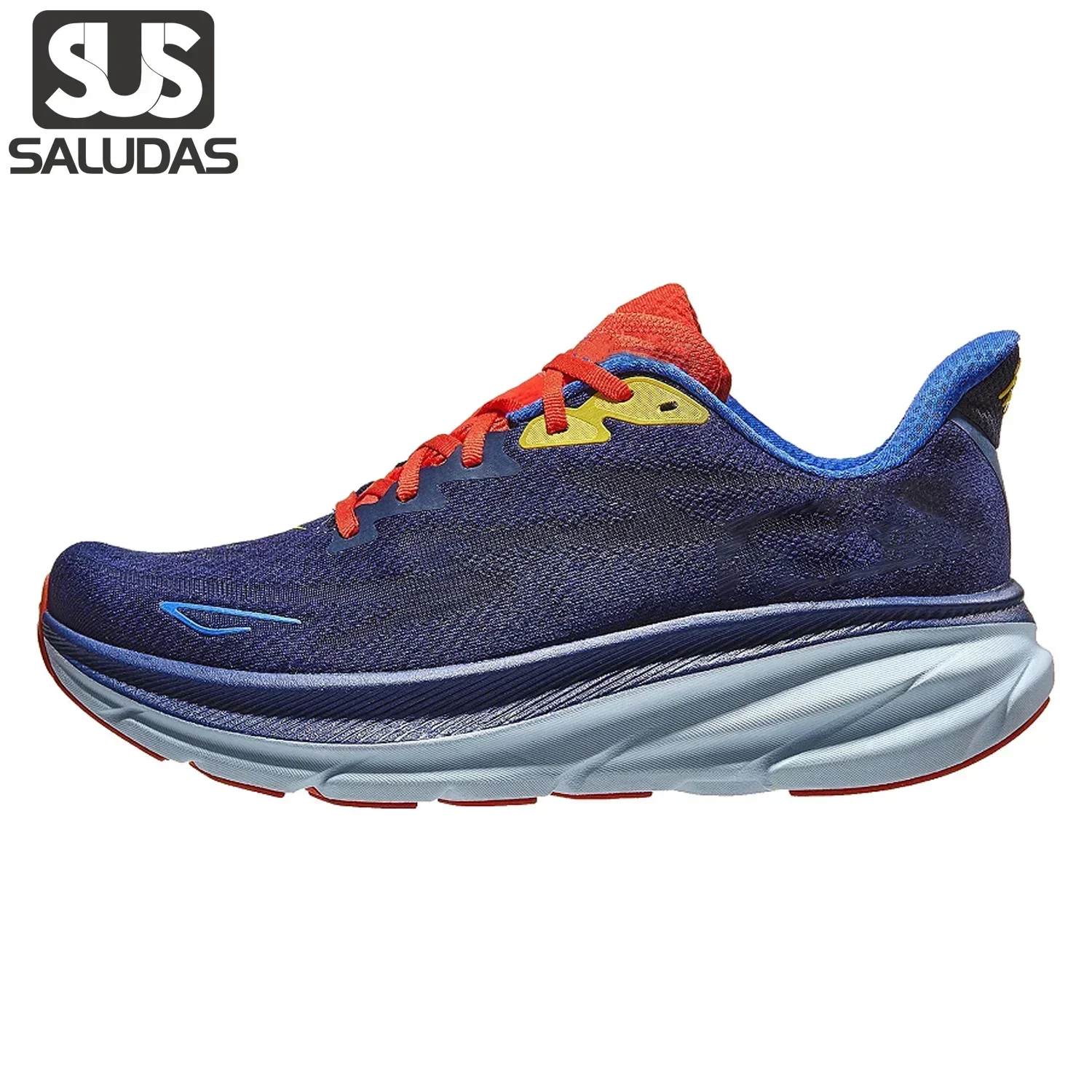 

SALUDAS Original Running Shoes Men and Women Light Thick Sole Elastic Outdoor Fitness Jogging Sneakers Unisex Casual Tennis Shoe