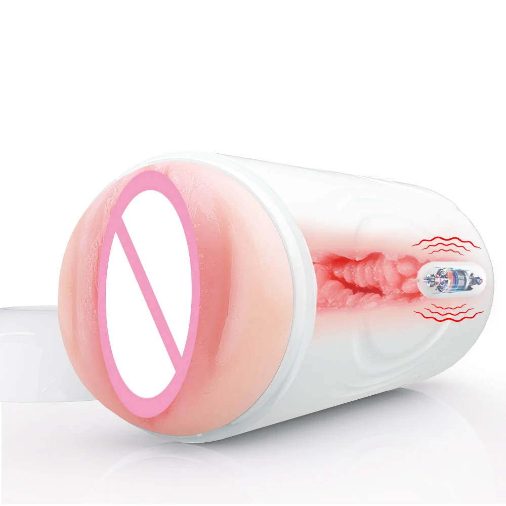 Automatic Male Masturbator Powerful Vibration Blowjob Sucking Machine Silicone Masturbation Cup Adult Supplies Sex Toy for Men