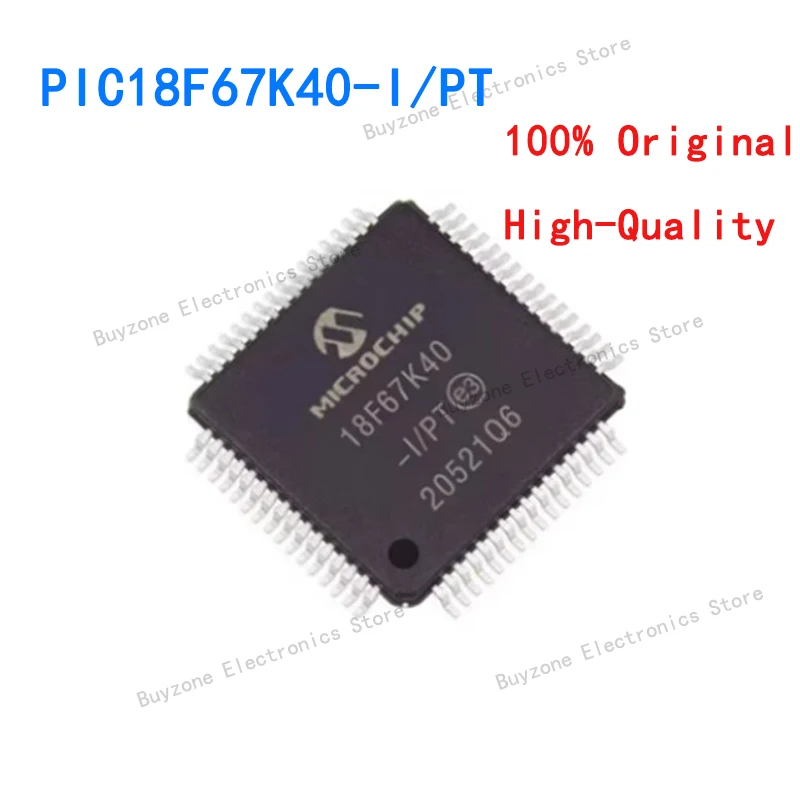 

PIC18F67K40-I/PT TQFP-64 новый оригинальный чип IC