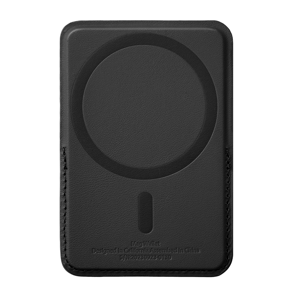 WiWU Magnetic Leather Wallet with Stand and Pop-up Card Slot - Holds Up to 3 Cards