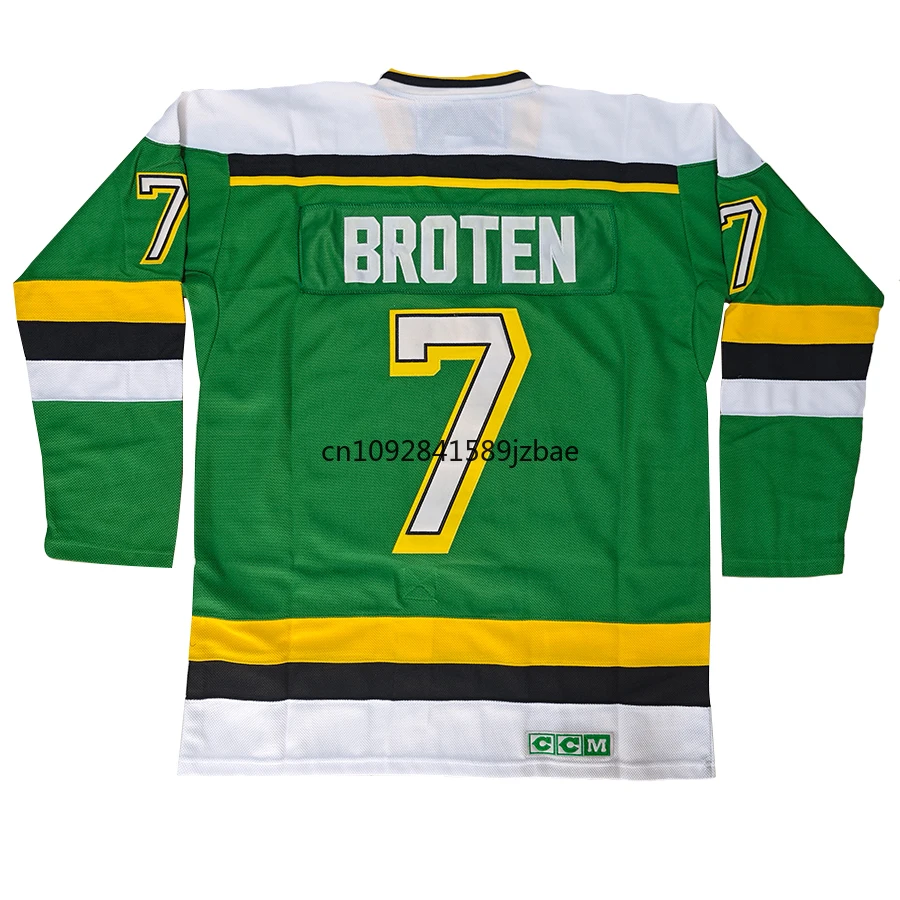 thumbnail image 1 of Camiseta de Mike Modano, camiseta retro de hockey sobre hielo de Dallas, camiseta de Neal Broten, suéter antiguo del equipo con todas las costuras, tallas para hombre de EE. UU., tallas M a 3XL, 1 of 5