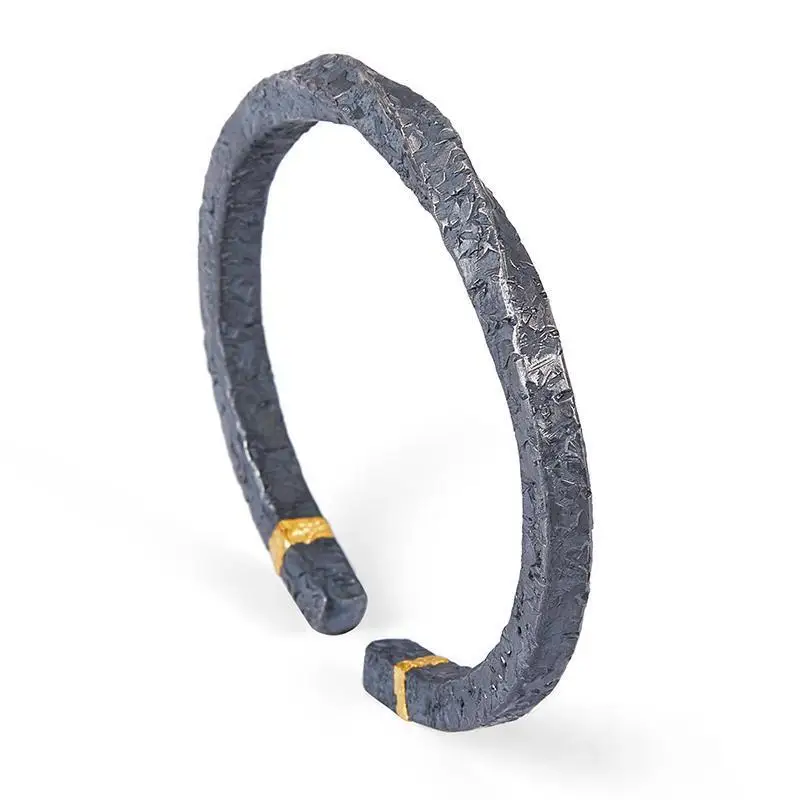 Original Mobius bracelet men's personality retro high sense bracelet light luxury black original couple opening gifts [Wu Teng]