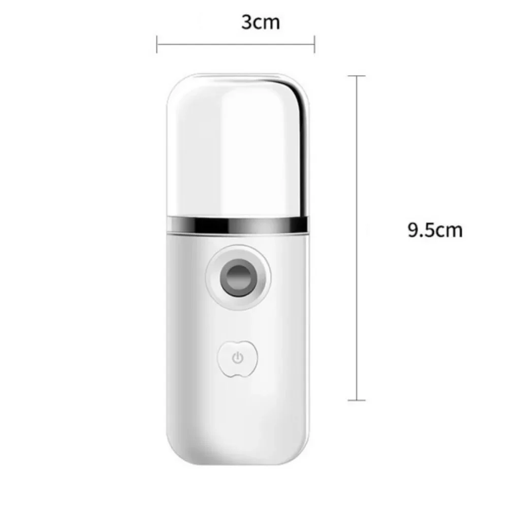 USB 충전식 나노 페이셜 미스트 스프레이 어 가습기 스티머 모이스춰 라이징 뷰티 인스트루먼트 스킨 케어 도구 1PC
