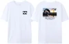 Wave New Men's Summer Billa-bong T-shirt 100% Cotton Double Sided Printing High Quality Casual Top Tees 3