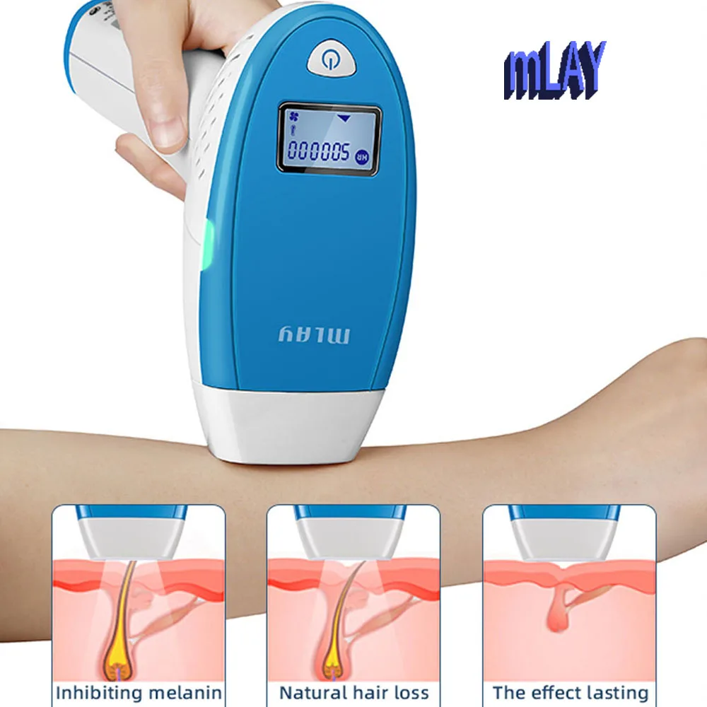MLAY M3 FDAIPL Hair Removal Machine Permanent Epilator Body Electric Malay Female Epilator 500000 Flashes M3 laser 3