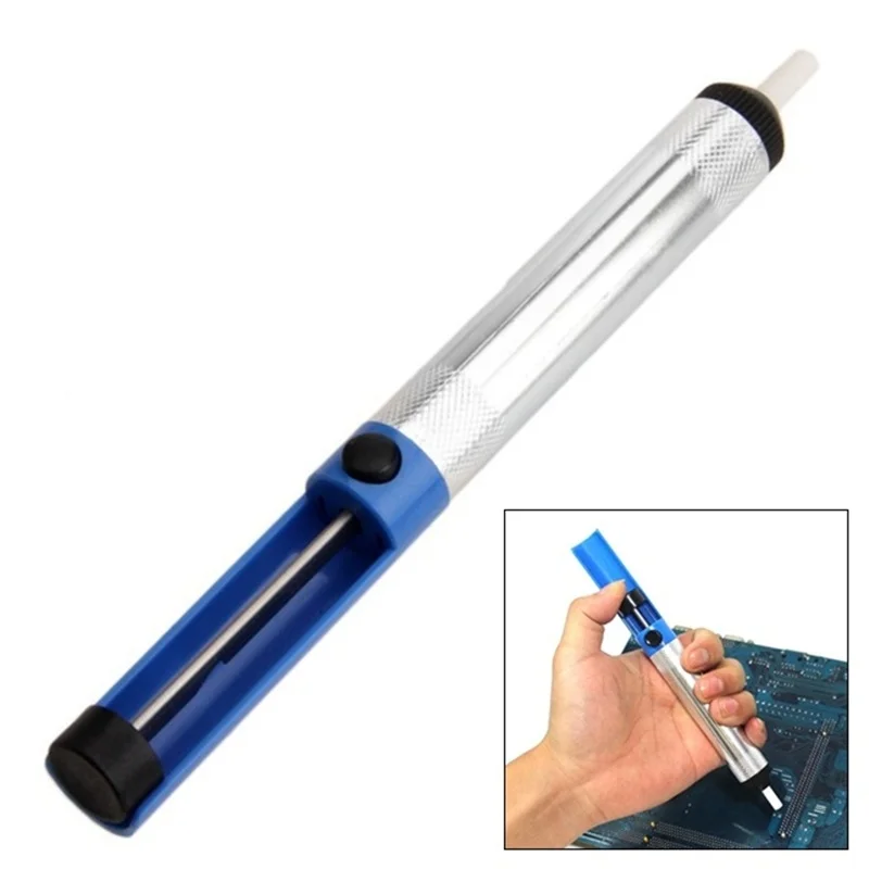 

1x Aluminum Metal Desoldering Pump Suction Tin Gun Soldering Sucker Pen Removal Vacuum Soldering Iron Desolder Hand Welding Tool