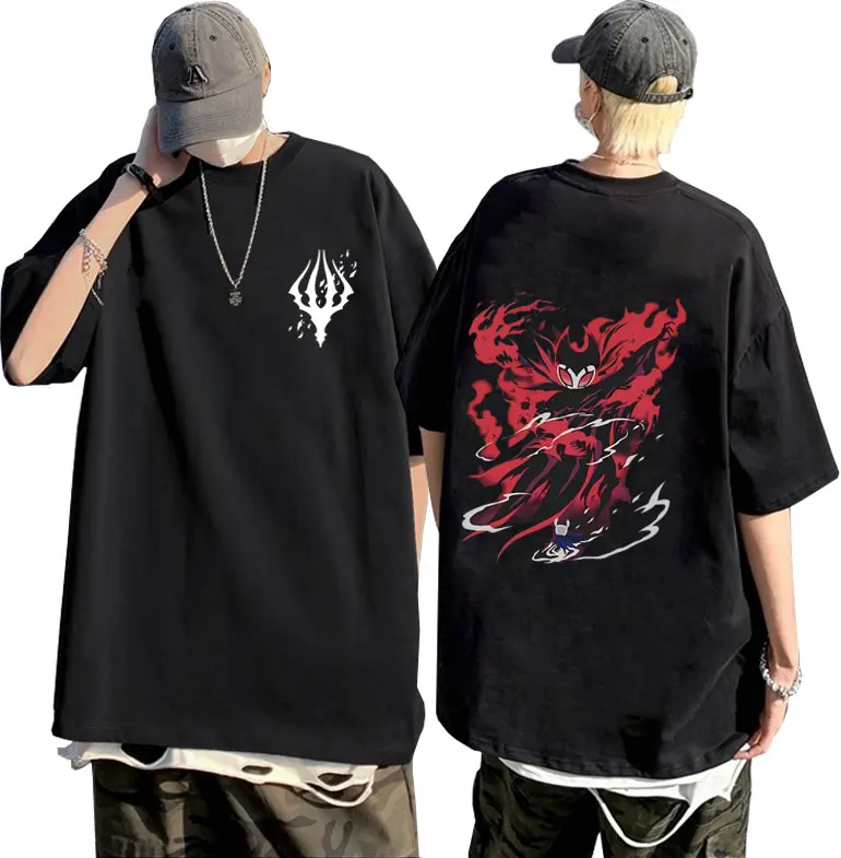 

Best Famous Game Hollow Knight Graphic Print T-shirts Male Casual Gothic Oversized Tshirt Men Women Anime Cartoon Style T Shirts