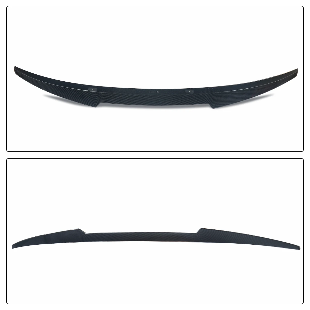M4 Type Carbon Look Rear Trunk Spoiler Wing Lip For BMW G20 3 Series 330i 19-22