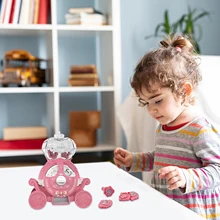 

Girls Jewelry Making Kit DIY Girls Gem Making Toy Machine DIY Jewelry Doll Necklace Ring Machine Gem Making Machine for Kids