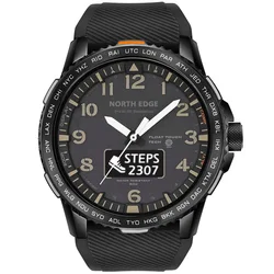 Popular outdoor intelligent sports watch waterproof heart rate multi-function meter step dual display touch screen men's Watch