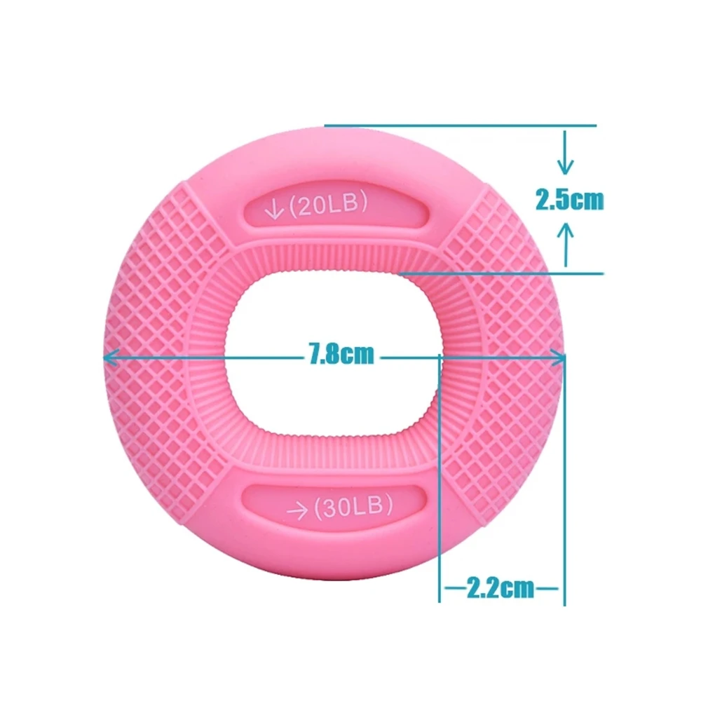 Silicone Adjustable Hand Grip 20-80LB Gripping Ring Finger Forearm Trainer Carpal Expander Muscle Workout Exercise Gym Fitness hand strengthener,finger trainer,finger strength trainer,forearm exerciser,hand grip trainers,hand grip exerciser,hand exerciser,hand trainer