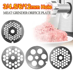 3/4.5/6/12mm Type 4 Meat Grinder Blade Stainless Steel Meat Grinder Disc Cutting Plate For Meat Food Cutting Grinding Machine