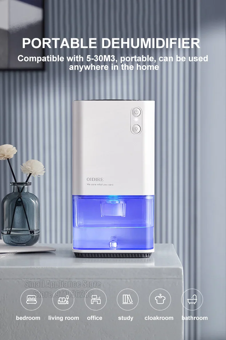 Xiaomi ODI-CSJ01 Portable Dehumidifier 1.2L Water Tank