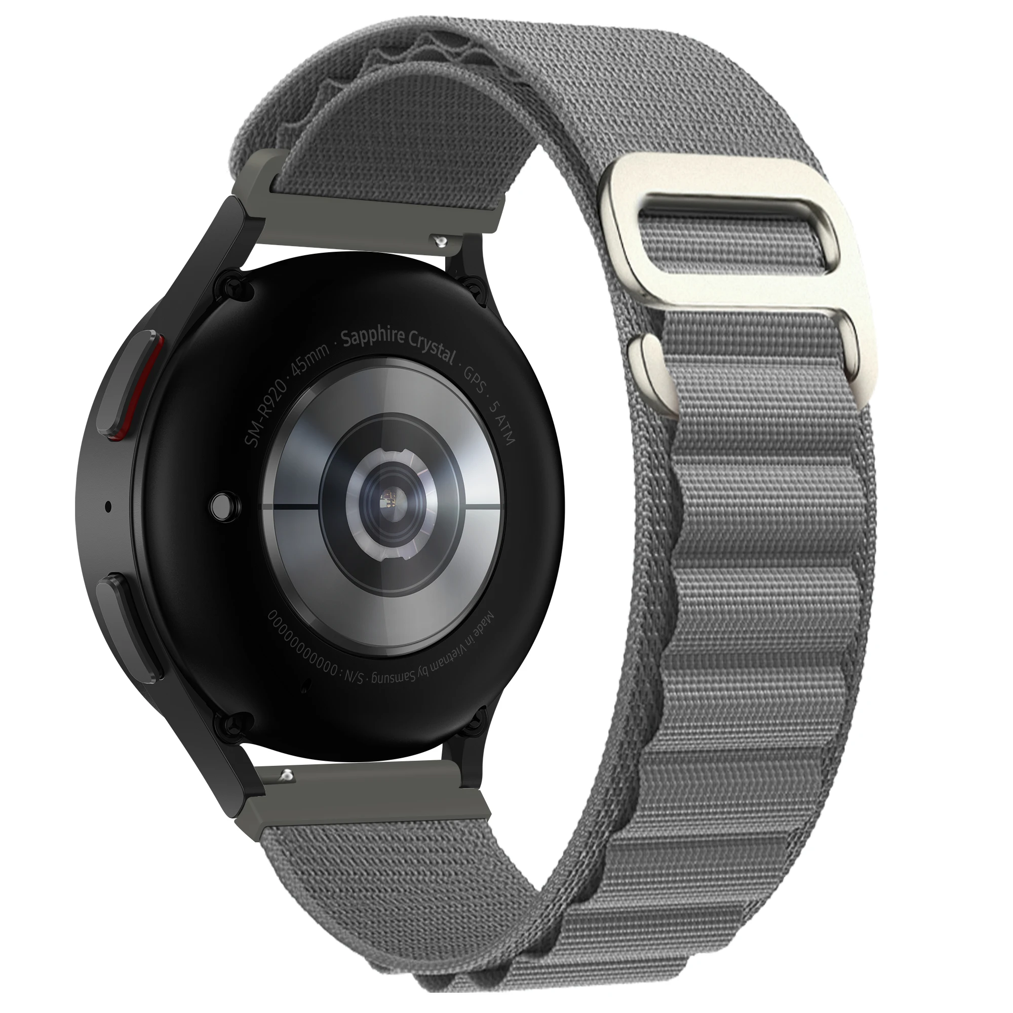 Alpine Loop Nylon Watch Strap - 20mm/22mm Adjustable Band