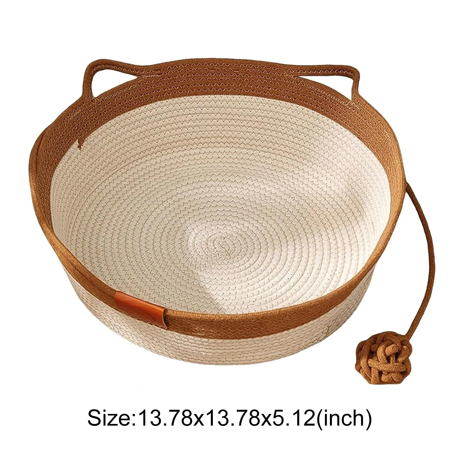 Instinct Interactive Scratchable Pet Nest with Toy Tail & Ear Design
