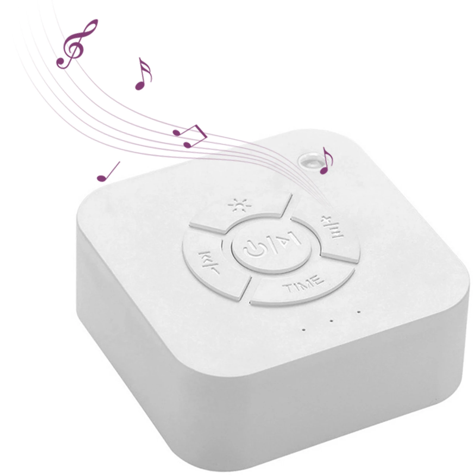 White Noise Sound Machine For Baby USB Charging Sleep Timer Baby Sleep Soothing Instrument Music Instrument Office Travel sleep aid device white noise machine