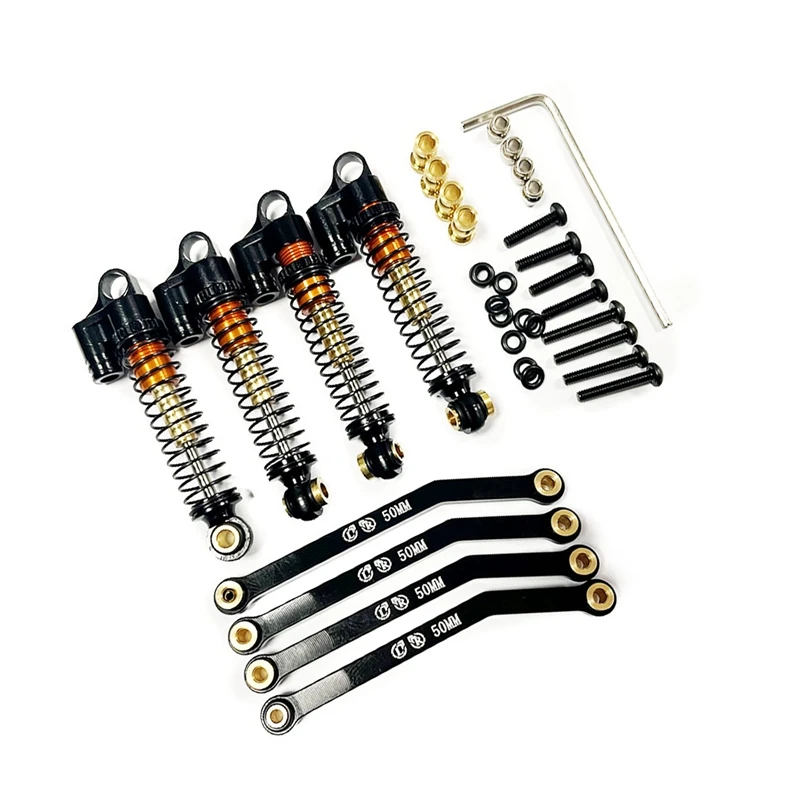 For Fms Fcx24 Metal 43mm Shock Absorbers And Chassis Links Tie Rod 1/24