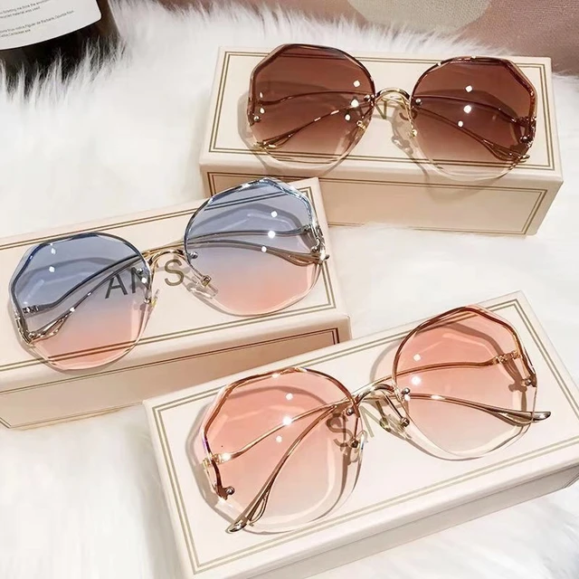 Metal Fishing Sun Glasses Eyewear  Sunglasses Women Uv Protection