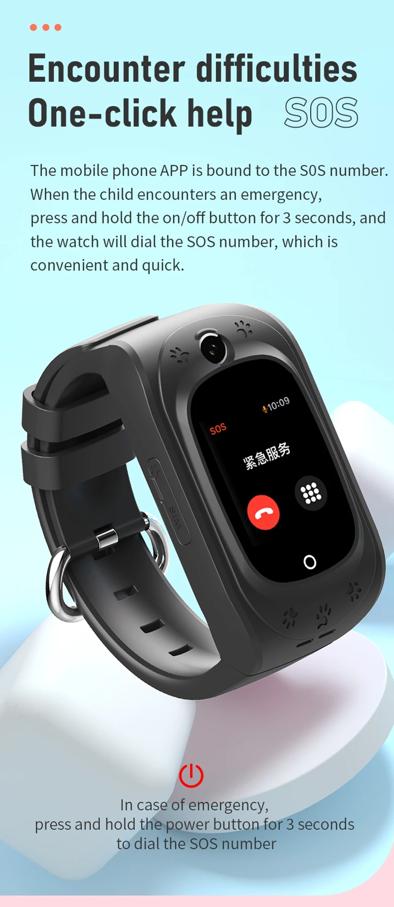 Children Smart Watch 4G Kids Q50 Girls Anti lost Monitor GPS Tracker Real  Time Locate student SOS Video Call Camera Phone Watch| | - AliExpress