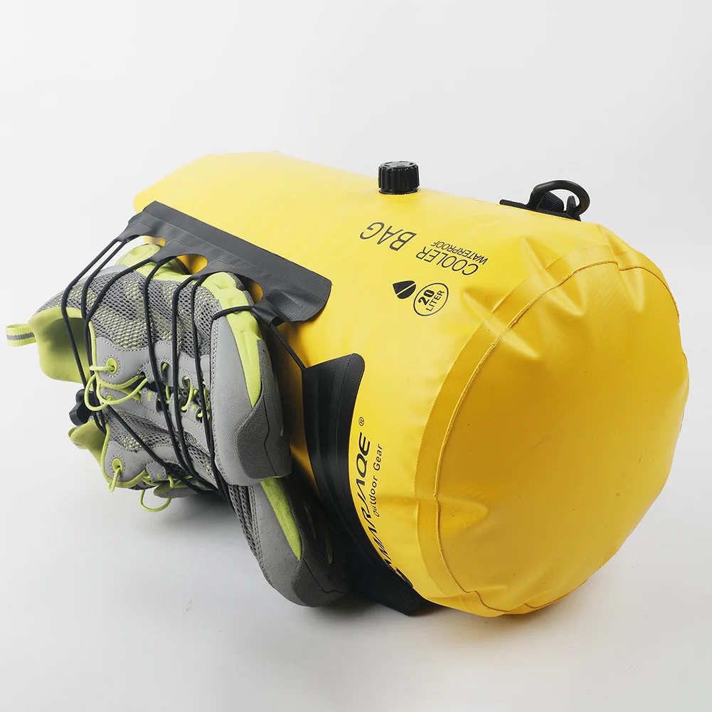 20L Backpack Organizer Dry Wet Separation Outdoor Storage Backpack Collapsible Lightweight for Kayaking Rafting Boating Swimming