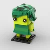 MOC Insides DIY Out Brickheadz Building Blocks Disgust Figures Bricks Educational Toys for Children 2