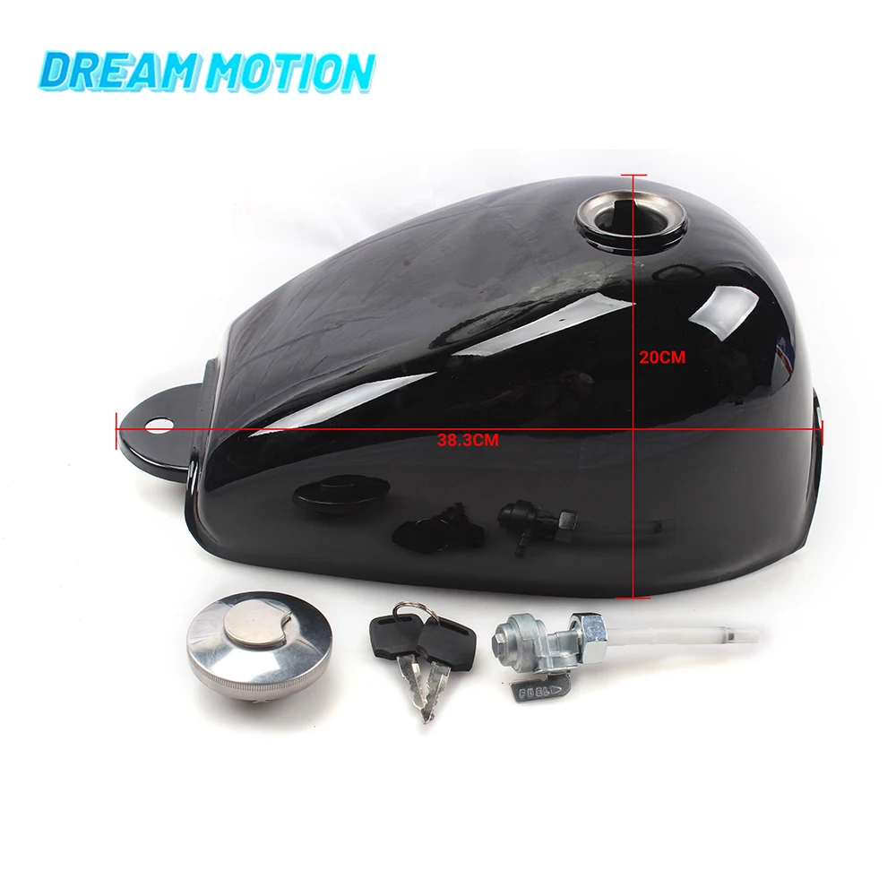 Monkey Benzina Serbatoio Carburante In Acciaio Per Z50 Z50A Z50J Z50R Mini Moto Motocross Colore Vernice Nera