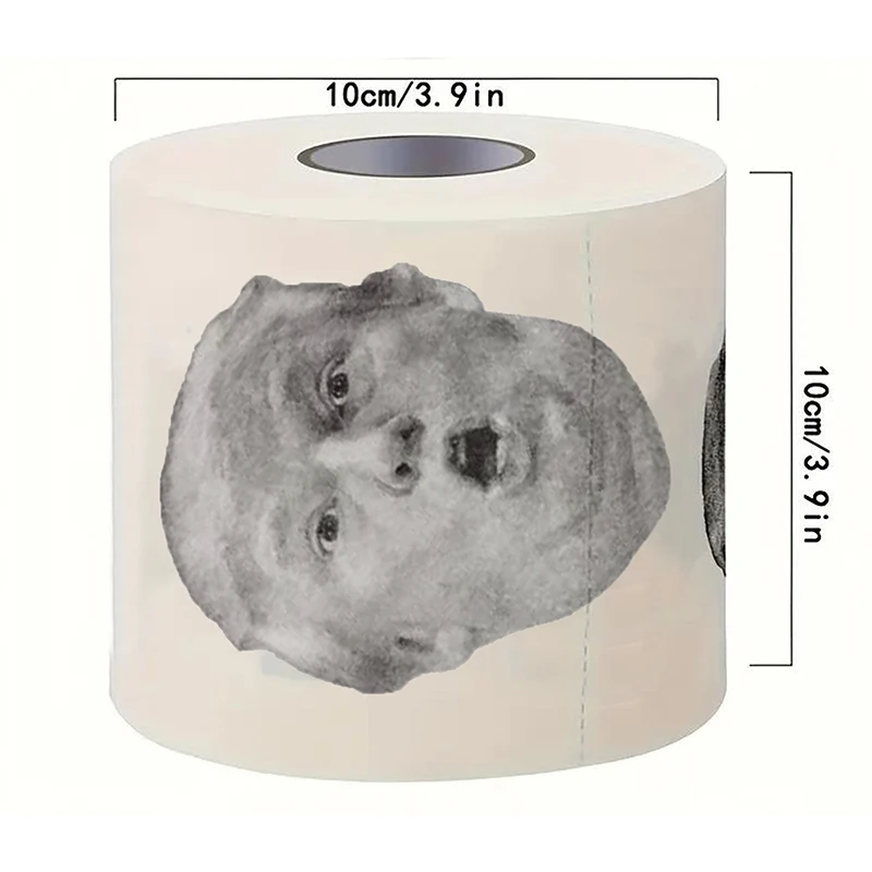 Interesting President Printing Toilet Paper Novelty Bathroom Tissue Political Gimmick Presenting Kitchen Toilet Paper