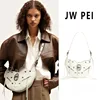 JW PEI waxed leather dumpling shoulder bag large capacity crossbody bag retro motorcycle style handbag suitable for daily travel 3