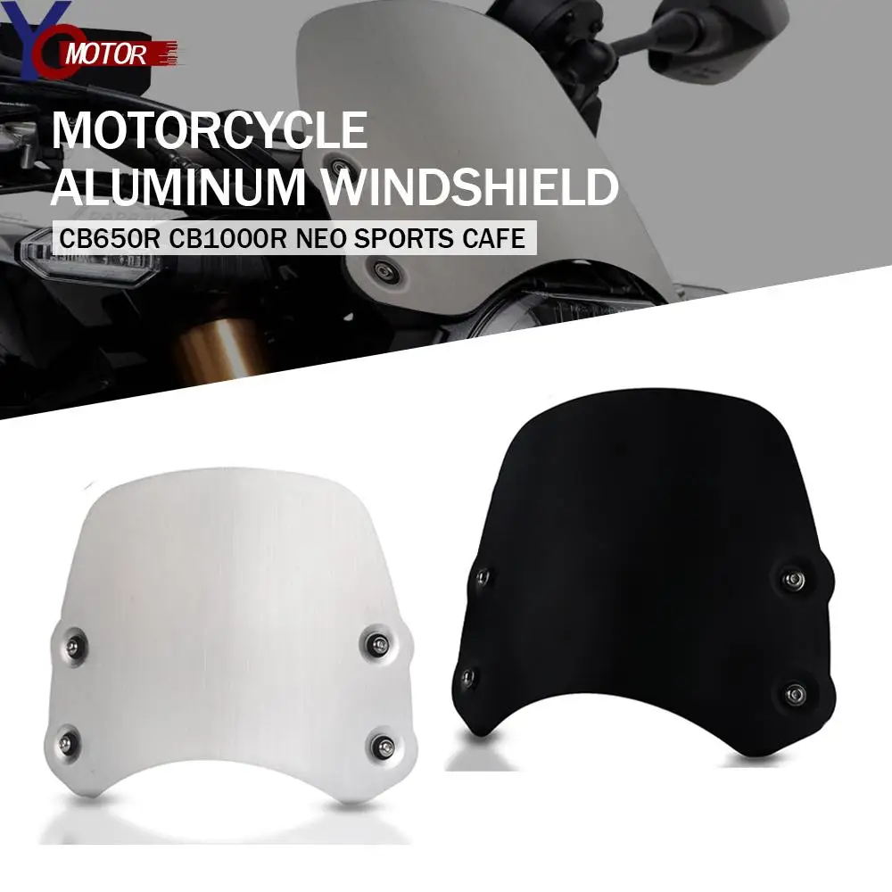 

Motorcycle Windshield Wind Deflector Windscreen For HONDA CB 650R CB650R Neo Sports Cafe 2019 2020+ CB1000R Neo Sports Cafe 2018