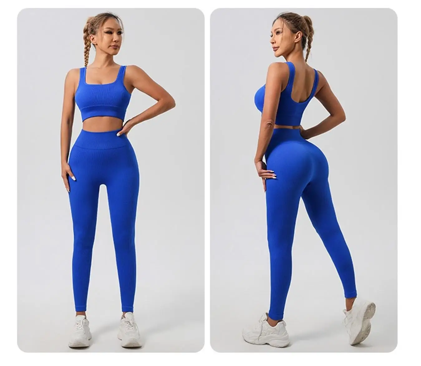 Women's High Waist Sports Leggings High Stretch Seamless Yoga Ladies Sportswear Indoor Outdoor Wear