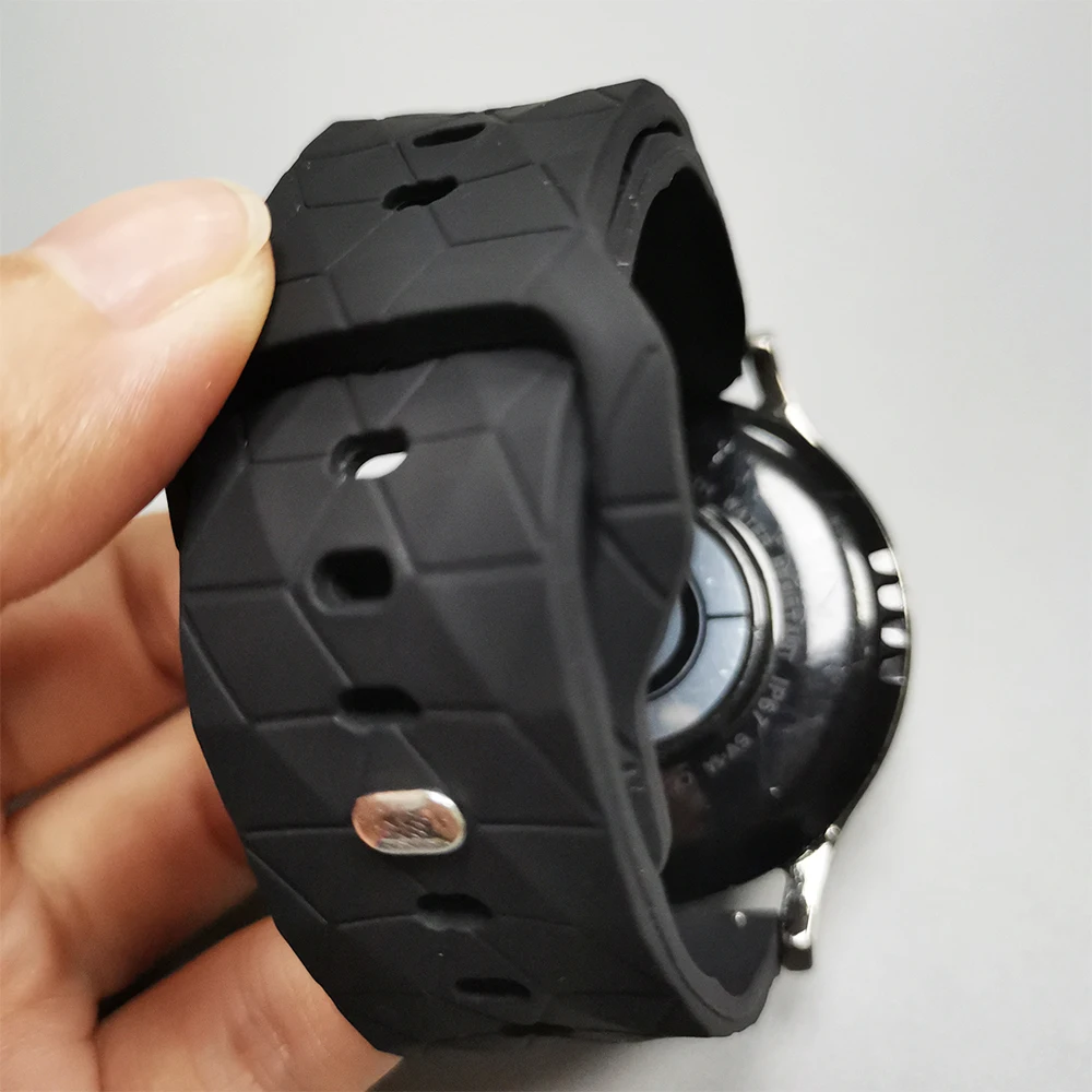 Silicone Sport Wristband - 22mm Premium Strap Replacement