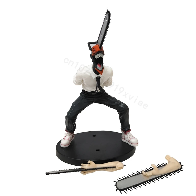 Anime homem motosserra pochita pvc figura de ação 14cm altura brinquedos  kawaii chainsawman pochita ação fiugr - AliExpress