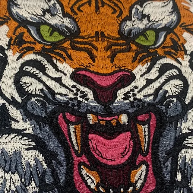 Toppa Tigre Africa Toppa Ricamata Tigre, Da Applicare A Ferro O - Foto 3