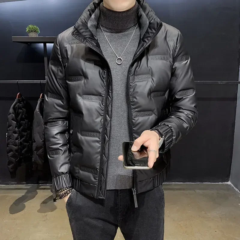 thumbnail image 1 of Parkas cortas acolchadas para hombre, abrigos acolchados para hombre, rebajas de invierno, moda 2024, ropa de estilo coreano Harajuku 2024 moderna, 1 of 5